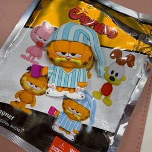 Garfield Pajama Magnet Set - Blue and Orange